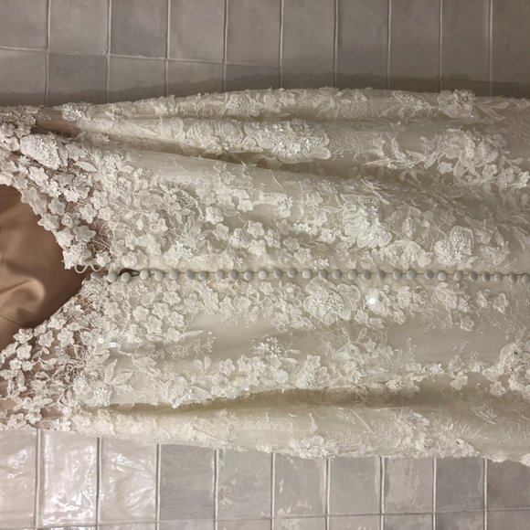 New Wedding Dress PRONOVIAS (Size 8-10) - Picture 4 of 8